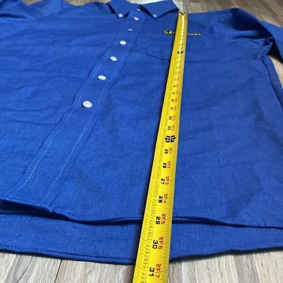 Gameworks vintage button up jean like material look arcade worker cosplay Y2K - Picture 5 of 6